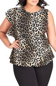 Get the best deals on plus size animal print tops and save up to 70% off at poshmark now! 25 Ways To Wear Animal Print Party Tops Tops City Chic