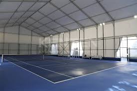 indoor tennis court construction