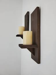 Wood Wall Sconce Candle Wall Sconce