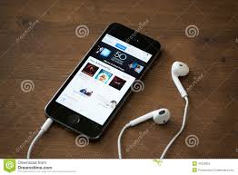 Itunes Music Charts On Apple Iphone 5s Editorial Stock Photo