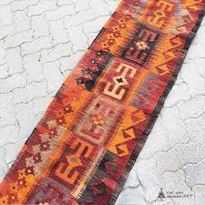 antique baluch tribal kilim runner rug
