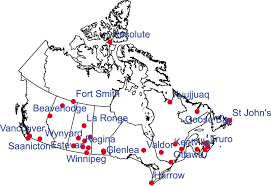 Map Showing The 30 Stations With Soil Temperature Data