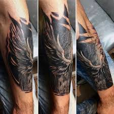 36 beautiful guardian angel tattoo designs buzz hippy. Engraving Style Black And White Forearm Tattoo Of Mysterious Angel Tattooimages Biz