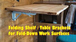 Folding Shelf Table Brackets Flip Up