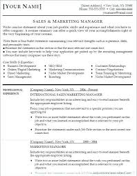 Entry Level Marketing Resume Example Www Sailafrica Org