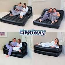 leather 5 in 1 sofa color black