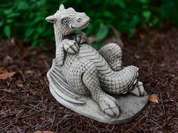 Buy Cute Dragon Sculpture Concrete