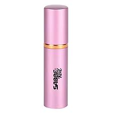 Sabre Red Lipstick Pepper Spray For Women Pink Maximum Police Strength Pepper Spray With Uv Dye Easy To Use Compact And Discreet Cap Prevents