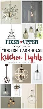 Fixer Upper Inspired Modern Farmhouse Kitchen Lights Kristen Hewitt