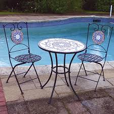Mosaic Bistro Table And Chair Set