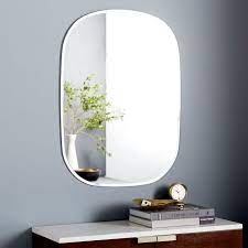frameless rectangle wall mirror