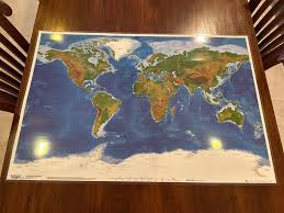 Rm200 Laminated World Map