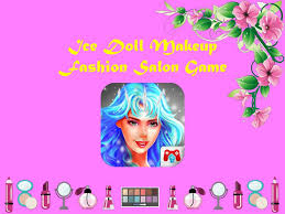 ice doll makeup fashion salon game