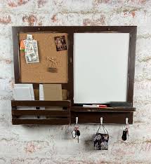 3 Hook Dry Erase Cork Board Kitchen