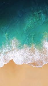 Blue Sea Waves Wallpaper