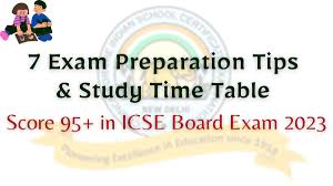 icse exam preparation tips and study