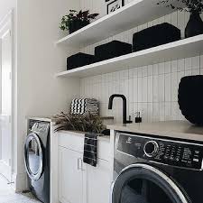 sink between washer and dryer design ideas