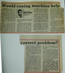 would rowing machine help dr allan