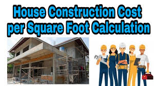 How can i save money when building a house? Calculation Of Cost Of Construction Per Square Feet 2021 Youtube