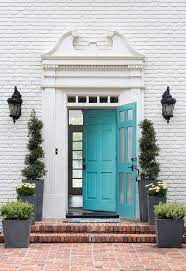 front door color for your brick house