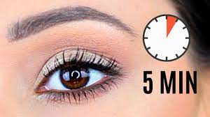easy 5 minute eye makeup for work