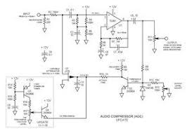 No abstract text available text: Update Audio Compressor Agc Schematic 2 Audio Audio Amplifier Circuit Diagram