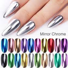 mirror chrome nail powder colours