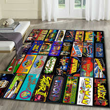 arcade marquee area rug game