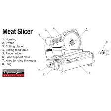 stainless steel meat slicer ps77711