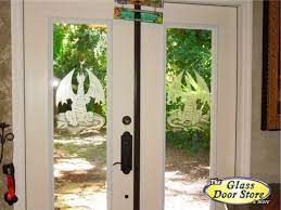 Custom Etched Glass Door Designs From