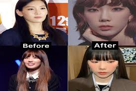 did taeyeon undergo plastic surgery