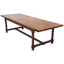 expandable barley twist dining table