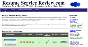 ResumeWritingService biz Review   Top    Professional Resume     Resumewriters com Review