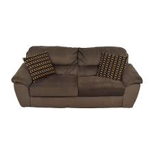 furniture brown bailey two cushion sofa