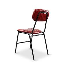 dawson vine red dining chair
