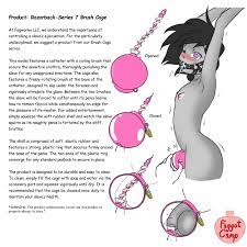 Razorback Series 7 Brush Chastity Cage by Orjalaiva - Hentai Foundry