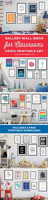 Get free templates to customize and print classroom poster templates. Classroom Gallery Wall Ideas A Free Printable Elegance Enchantment