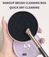 makeup brush cleaning box eyeshadow