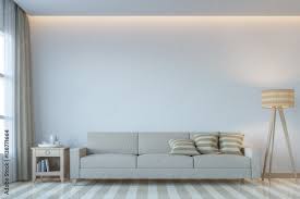living room minimal style 3d rendering