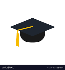 Graduation Cap Logo Icon Design Template