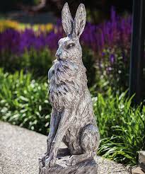 Evergreen Regal Rabbit Statue Garden
