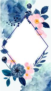 free watercolor fl frame background