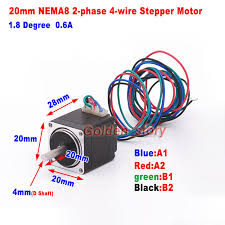 mini nema 8 20mm 2 phase 4 wire