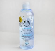 the body camomile makeup remover