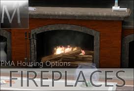 mod the sims fireplaces by pmaho p1