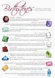 Gemstones And Their Meanings You Can See Your Birthstone