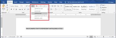 word powerpoint excel capitalize