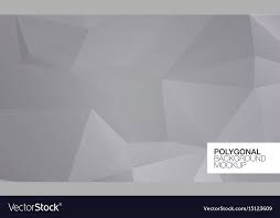 Polygonal Greeting Card Mockup Royalty Free Vector Image