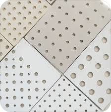perforated gypsum ceiling tile