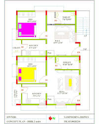 30x40 House Plans 2bhk House Plan